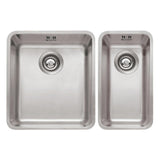 Astini Serena 1.5 Bowl Stainless Steel Undermount Kitchen Sink & Waste 4020+4034