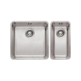 Astini Serena 1.5 Bowl Stainless Steel Undermount Kitchen Sink & Waste 4020+4040