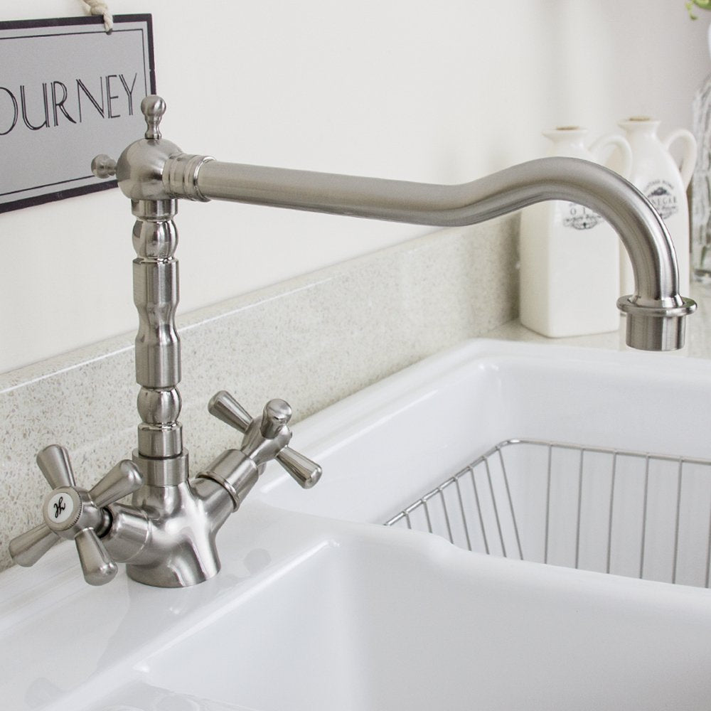 Astini Traditional Twin Handle Kitchen Sink Mixer Tap 25411 Series