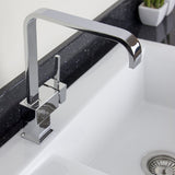 Astini Desire 100 1.0 Bowl Gloss White Ceramic Kitchen Sink, Waste & 5E Tap