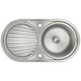 Astini Zerox 1.0 Bowl Brushed Stainless Steel Kitchen Sink & Waste AS5317