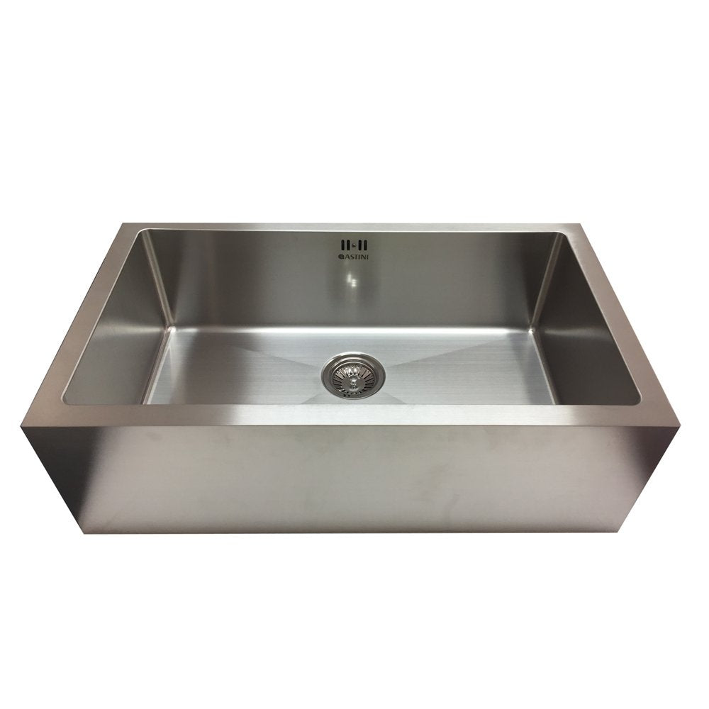 Astini Belfast 800 1.0 Bowl Brushed Stainless Steel Butler Kitchen Sink & Waste