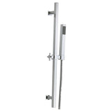 Astini Chrome Plated Brass Square Slide Rail Kit & Hose B8011