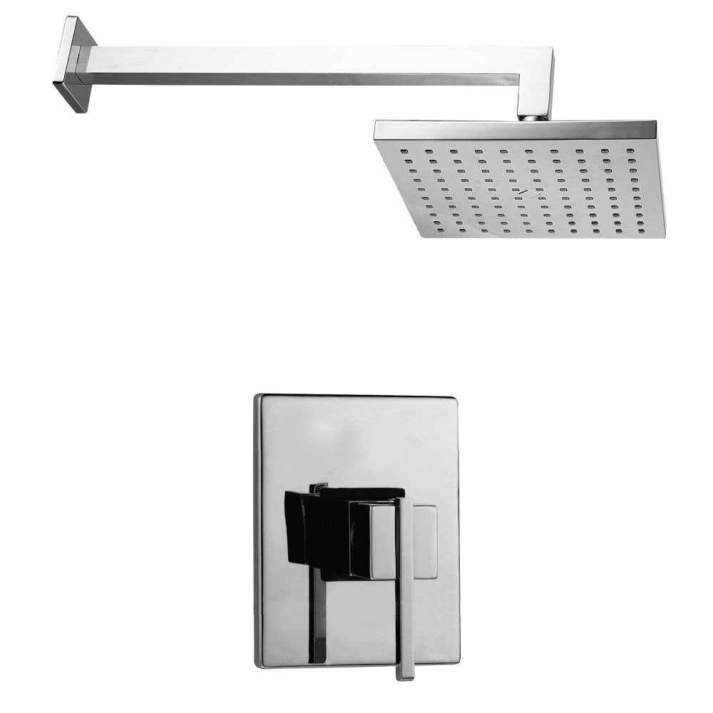 Astini Rubicon Manual 1 Way Shower Valve & 8” Fixed Shower Kit