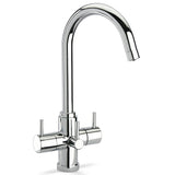 Astini Torlan Chrome 3 Way Ambient & Water Filter Kitchen Sink Mixer Tap