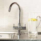 Astini Torlan Chrome 3 Way Ambient & Water Filter Kitchen Sink Mixer Tap