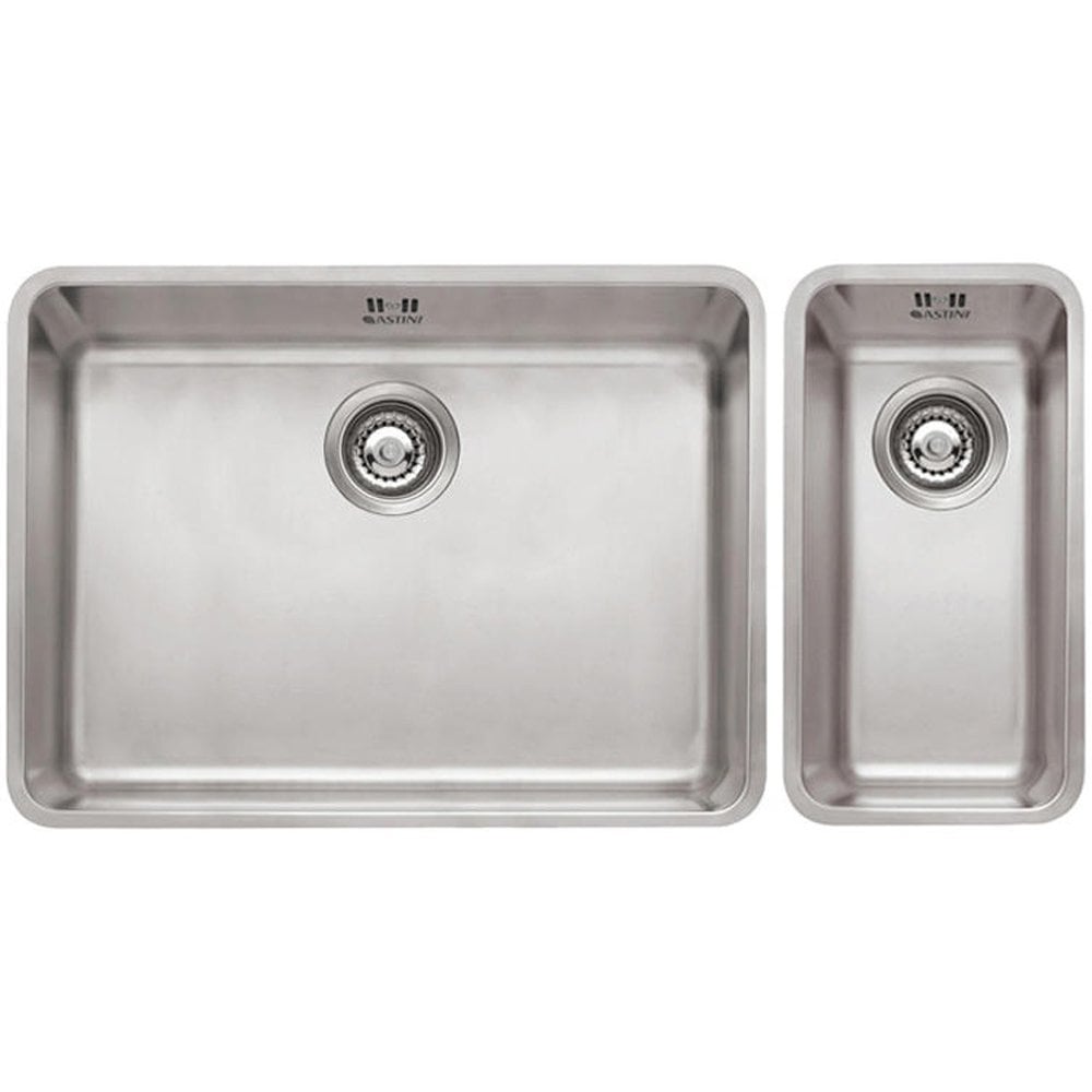 Astini Serena 1.5 Bowl Stainless Steel Undermount Kitchen Sink & Waste 4020+7040