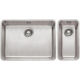 Astini Serena 1.5 Bowl Stainless Steel Undermount Kitchen Sink & Waste 4020+7040