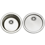 Astini Supra 1.0 Bowl Brushed Stainless Steel Kitchen Sink, Drainer & Waste