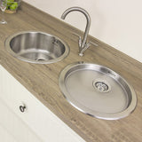 Astini Supra 1.0 Bowl Brushed Stainless Steel Kitchen Sink Drainer & Waste AS5228/SUPRA