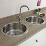Astini Supra 2.0 Bowl Brushed Stainless Steel Kitchen Sink & Waste