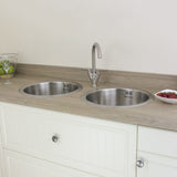 Astini Supra 2.0 Bowl Brushed Stainless Steel Kitchen Sink & Waste