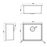 Astini Serena 1.5 Bowl Stainless Steel Undermount Kitchen Sink & Waste 4020+5040