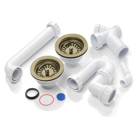 Astini RAK Rangemaster 1.5 Bowl Waste & Plumbing Kit No Overflow WPAK3