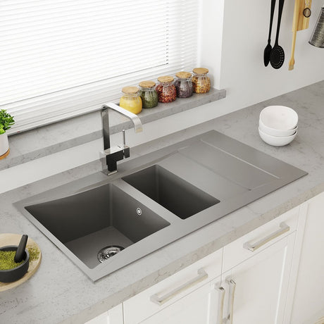 Astini Xeron 1.5 Bowl SMC Synthetic Reversible Kitchen Sink & Waste