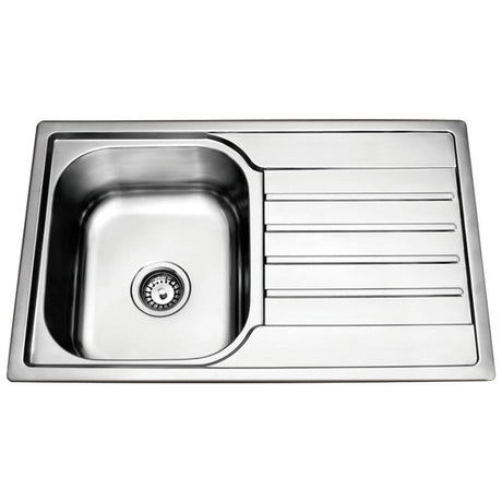 Astini Cagliari 1.0 Bowl Brushed Stainless Steel Kitchen Sink & Waste