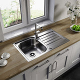 Astini Cagliari 1.0 Bowl Brushed Stainless Steel Kitchen Sink & Waste