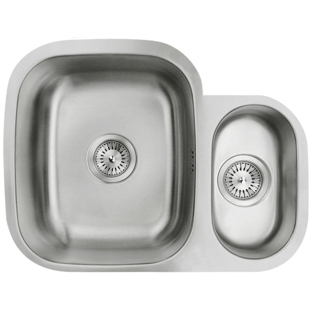 Astini Renzo 1.5 Bowl Stainless Steel Kitchen Sink, Waste & Saturn Tap RHSB