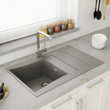 Astini Xeron 1.0 Bowl SMC Synthetic Reversible Kitchen Sink with Waste & Tap