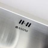 Astini Belfast 600 1.0 Bowl Brushed Stainless Steel Kitchen Sink & Waste