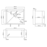 Astini Belfast 600 1.0 Bowl Brushed Stainless Steel Kitchen Sink & Waste