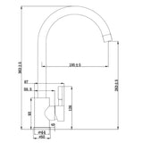 Astini Echo Single Lever Kitchen Sink Mixer Tap