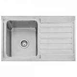 Astini Vicenza 1.0 Bowl Brushed Stainless Steel Kitchen Sink & 5EBS Tap