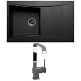 Astini Xeron 1.0 Bowl SMC Synthetic Reversible Kitchen Sink with Waste & Tap