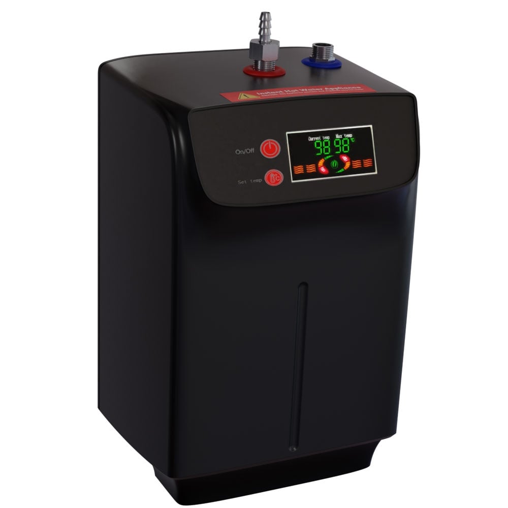 Astini Bollitore² 3in1 Polished Gold Boiling Hot Water Kitchen Tap & Tank Kit