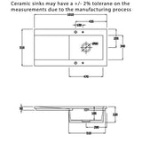 Astini Desire 100 1.0 Bowl Gloss White Ceramic Kitchen Sink, Waste & 5E Tap