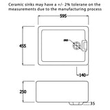 Astini Belfast 100 1.0 Bowl White Ceramic Kitchen Sink with Strainer Waste