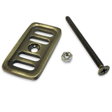 Astini, RAK, Rangemaster, Caple Square Ceramic Sink Overflow Cover Plate Collection