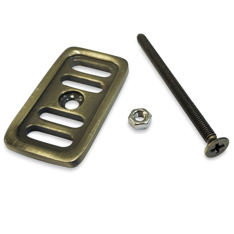 Astini, RAK, Rangemaster, Caple Square Ceramic Sink Overflow Cover Plate Collection