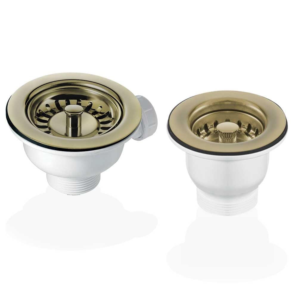 90 & 65mm Basket Strainer Waste for Astini, RAK, Rangemaster Ceramic Sink XK186+MBSWSS85-90