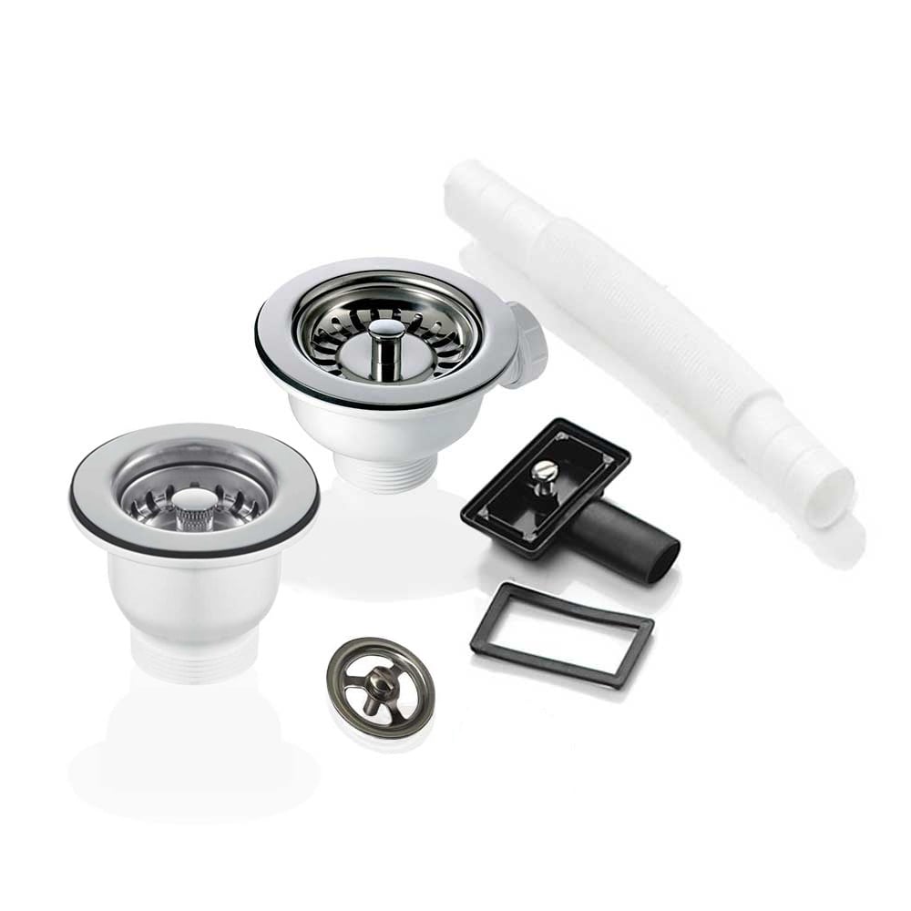 90 & 65mm Basket Strainer Waste for Astini, RAK, Rangemaster Ceramic Sink