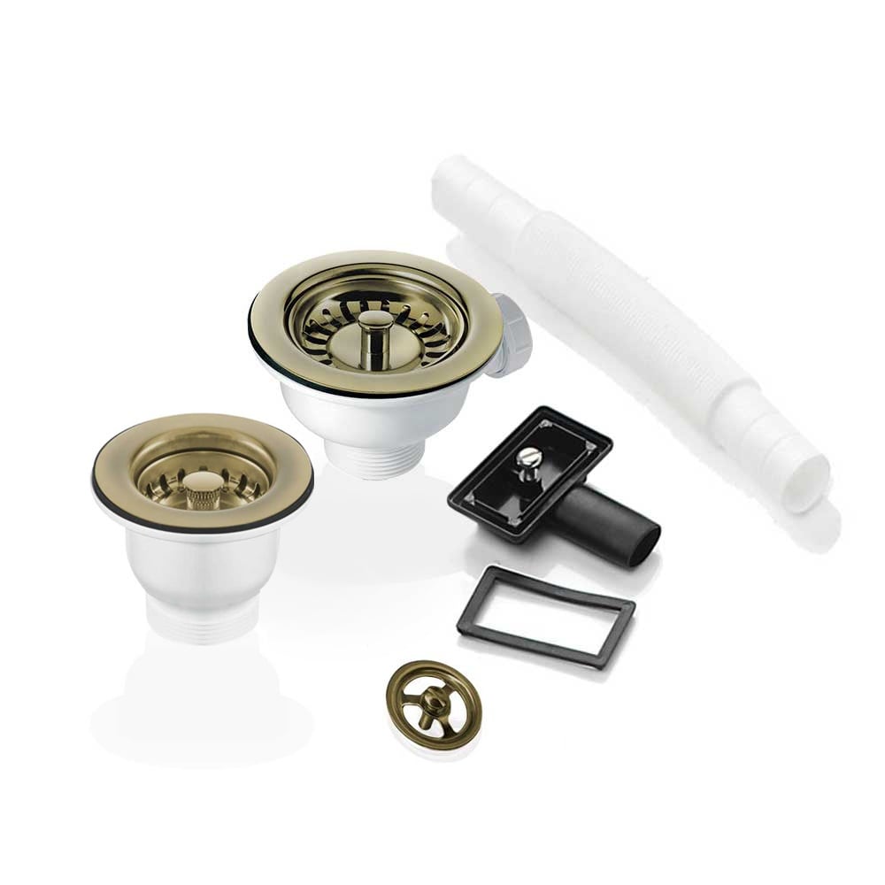 90 & 65mm Basket Strainer Waste for Astini, RAK, Rangemaster Ceramic Sink