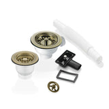 90 & 65mm Basket Strainer Waste for Astini, RAK, Rangemaster Ceramic Sink