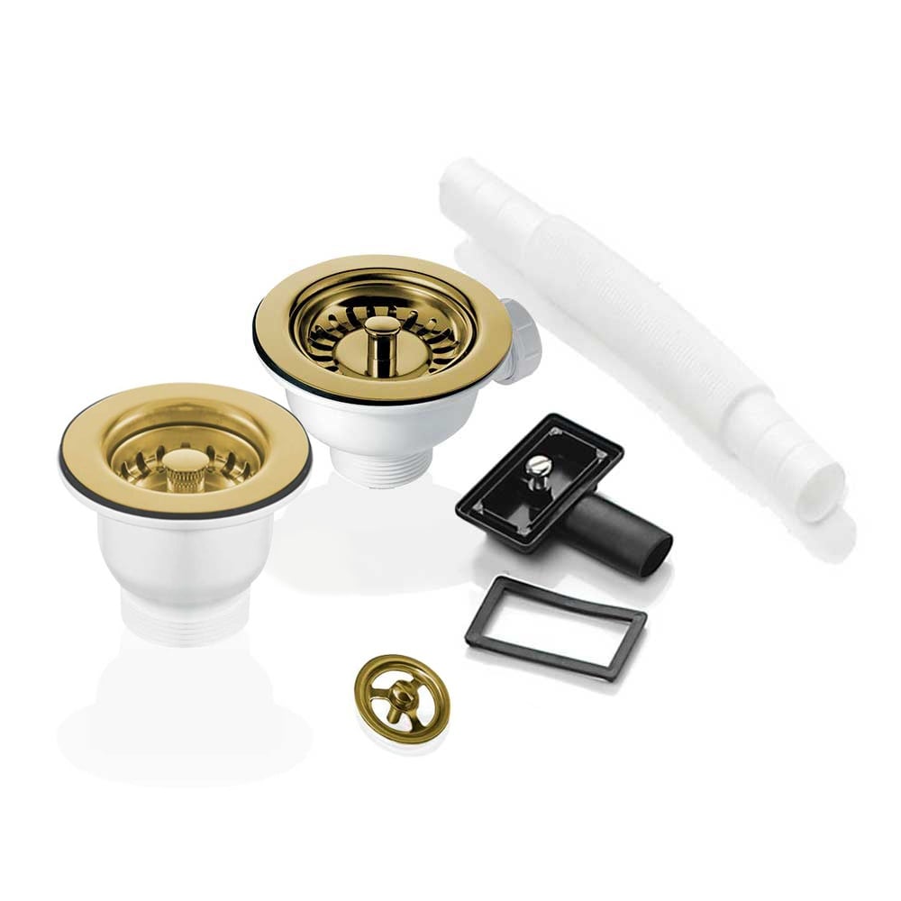 90 & 65mm Basket Strainer Waste for Astini, RAK, Rangemaster Ceramic Sink