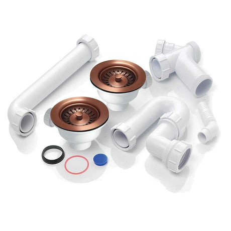 Astini RAK Rangemaster 1.5 Bowl Waste & Plumbing Kit No Overflow WPAK3