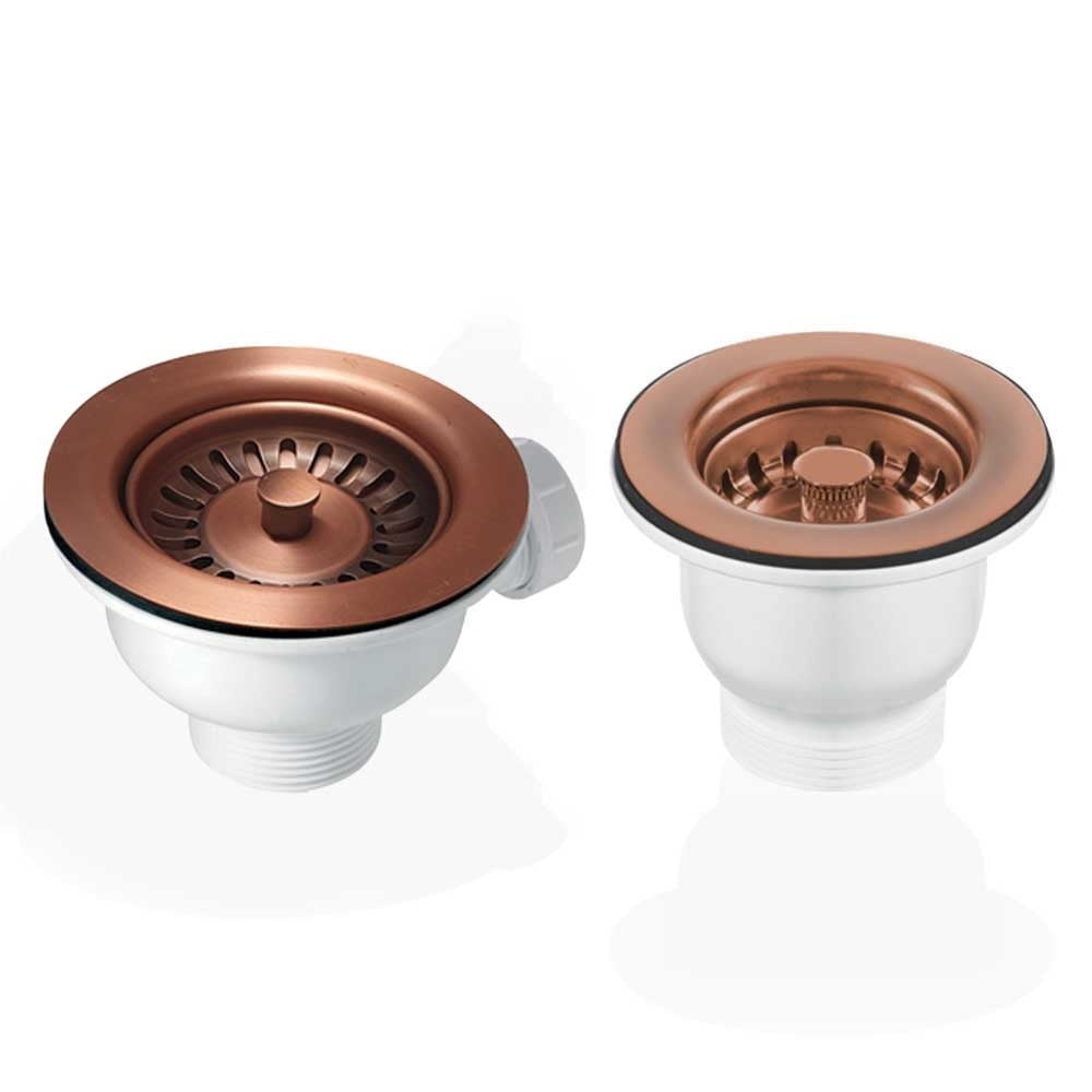 90 & 65mm Basket Strainer Waste for Astini, RAK, Rangemaster Ceramic Sink XK186+MBSWSS85-90