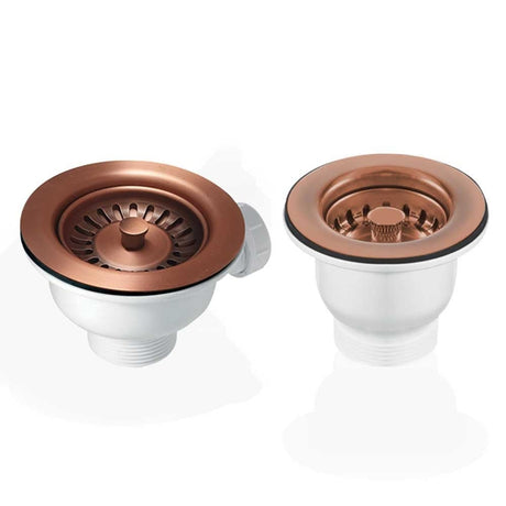 90 & 65mm Basket Strainer Waste for Astini, RAK, Rangemaster Ceramic Sink XK186+MBSWSS85-90