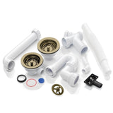 Astini RAK Rangemaster 1.5 Bowl Waste, Overflow & Plumbing Kit for Kitchen Sinks