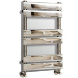 Astini Queenstown 650x400mm Chrome 150W Designer Heated Towel Rail TIS2070