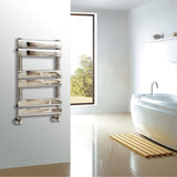 Astini Queenstown 650x400mm Chrome 150W Designer Heated Towel Rail TIS2070