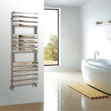 Astini Queenstown 1200x450mm Chrome 400W Designer Heated Towel Rail TIS2073