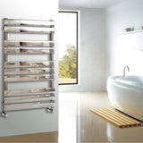 Astini Queenstown 1000x600mm Chrome 400W Designer Heated Towel Rail TIS2076