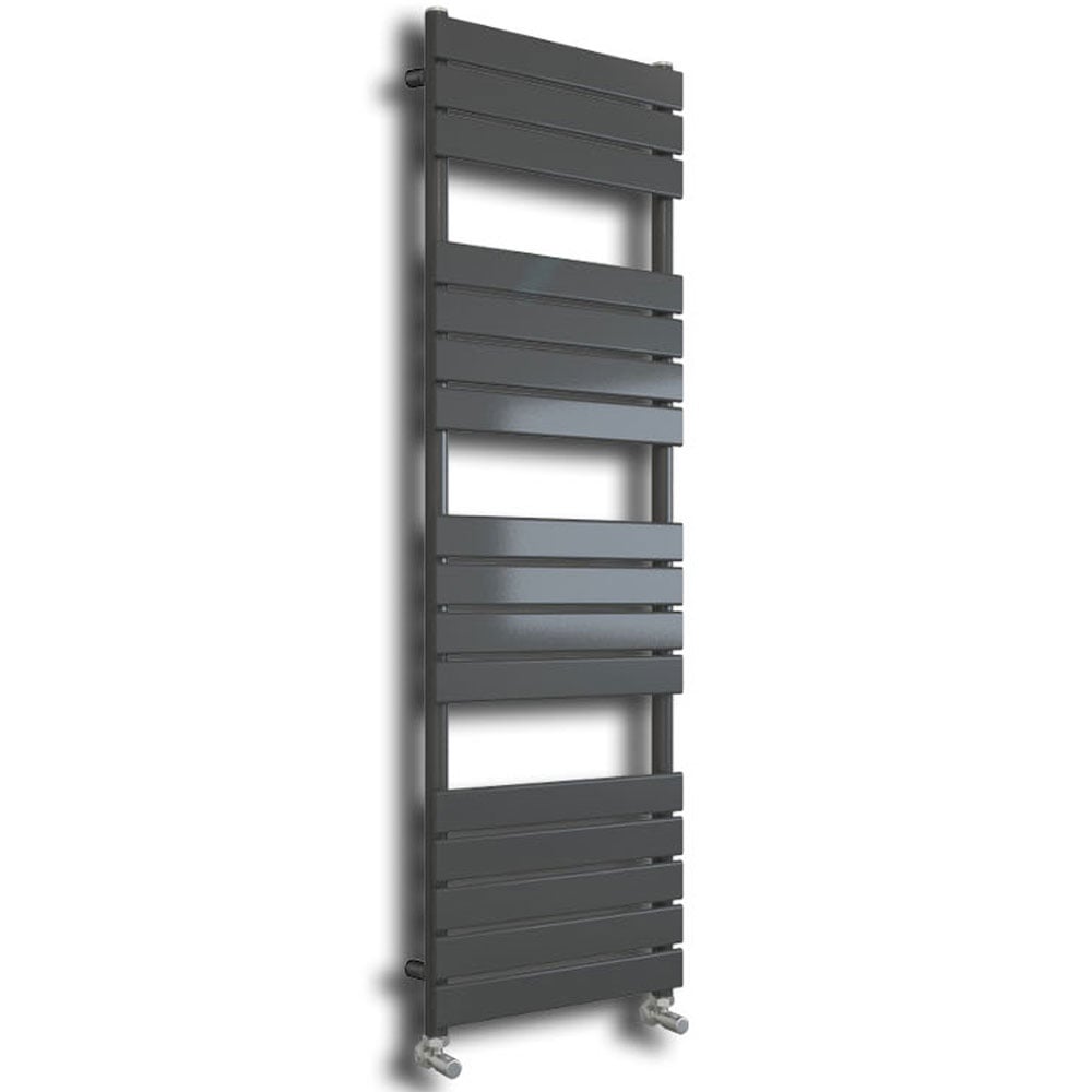 Astini Queenstown 1600x450mm Grey 750W Designer Heated Towel Rail TIS2092