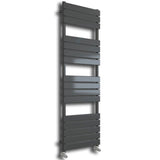 Astini Queenstown 1600x450mm Grey 750W Designer Heated Towel Rail TIS2092