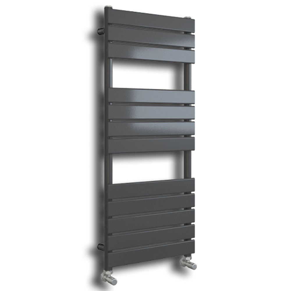 Astini Queenstown 1200x600mm Grey 700W Designer Radiator Heated Towel Rail TIS2095