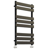 Astini Queenstown 800x450mm Orca Black 350W Designer Heated Towel Rail TIS2132